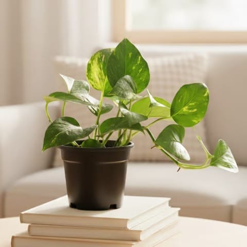 Air Purifying Money Plant In 4 Inch Pot