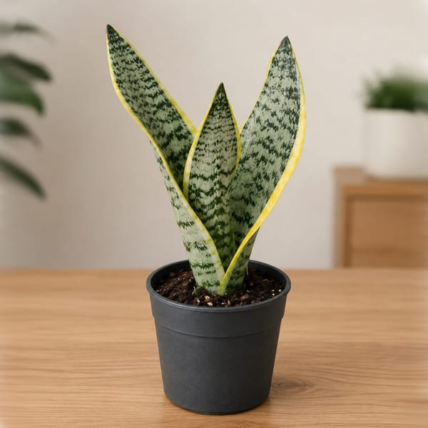 Dwarf Snake Plant In 4 Inch Pot - Indoor Plant