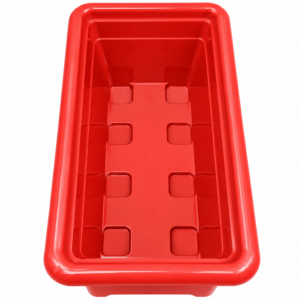 17 Inch Red Premium Supreme Window Plastic Planter