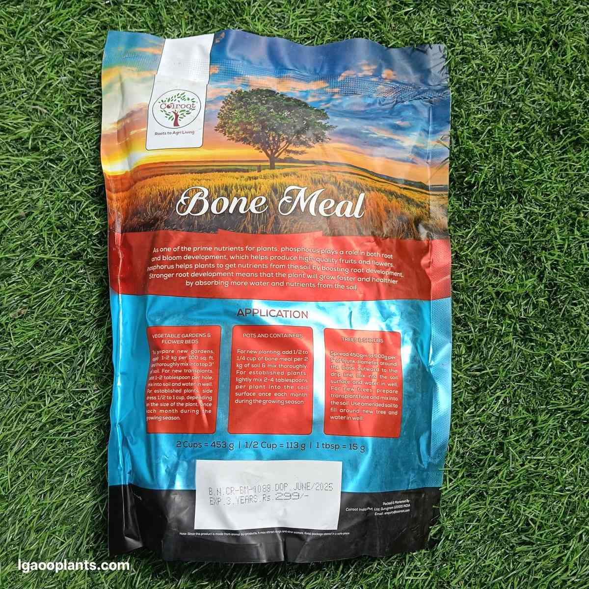 Bone Meal 1 Kg | Organic Bone Meal Powder for Plants