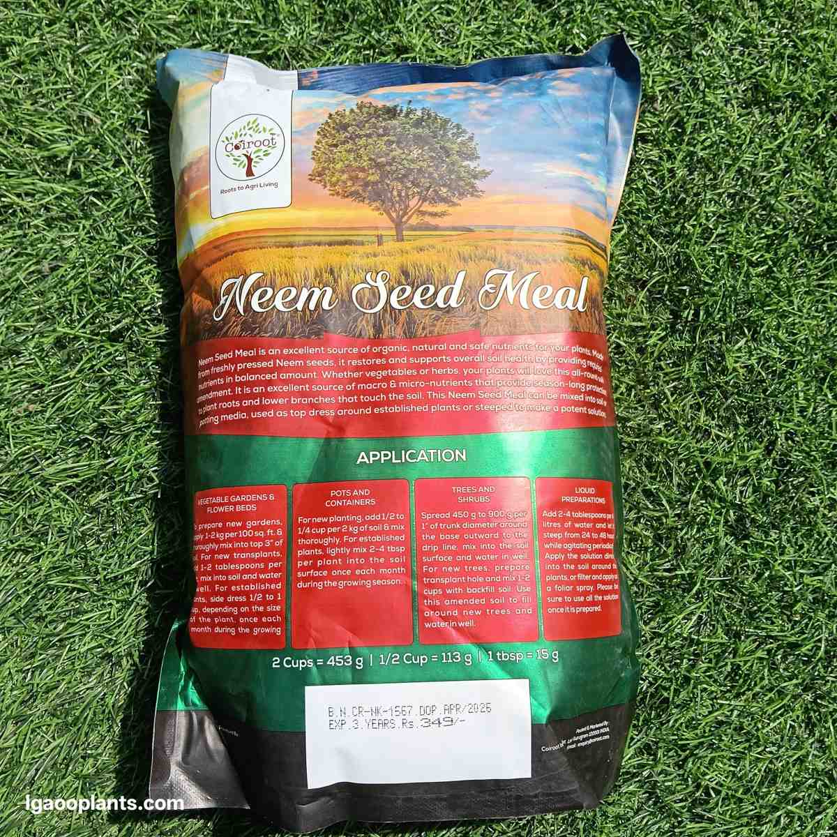 Neem Meal 1 Kg | Organic Neem Khali