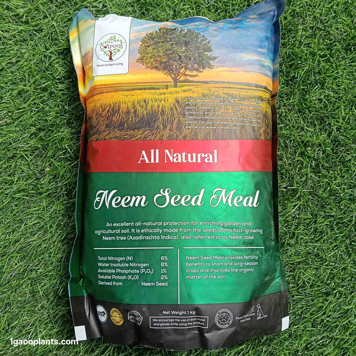 Neem Meal 1 Kg | Organic Neem Khali