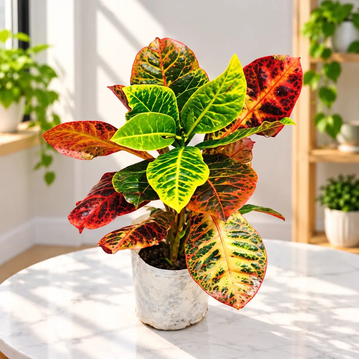 Croton Petra Plant In 4 Inch Bag